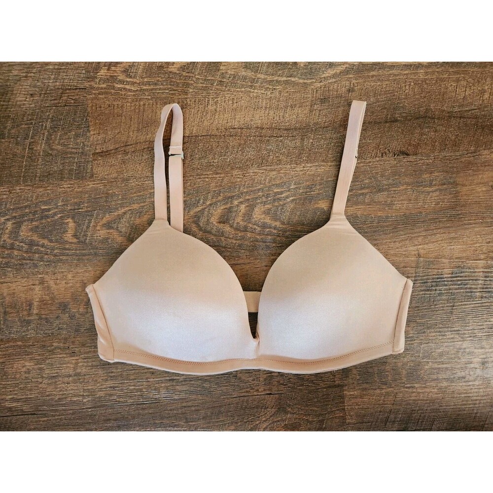 H&M 38C Nude Basic T Shirt Bra